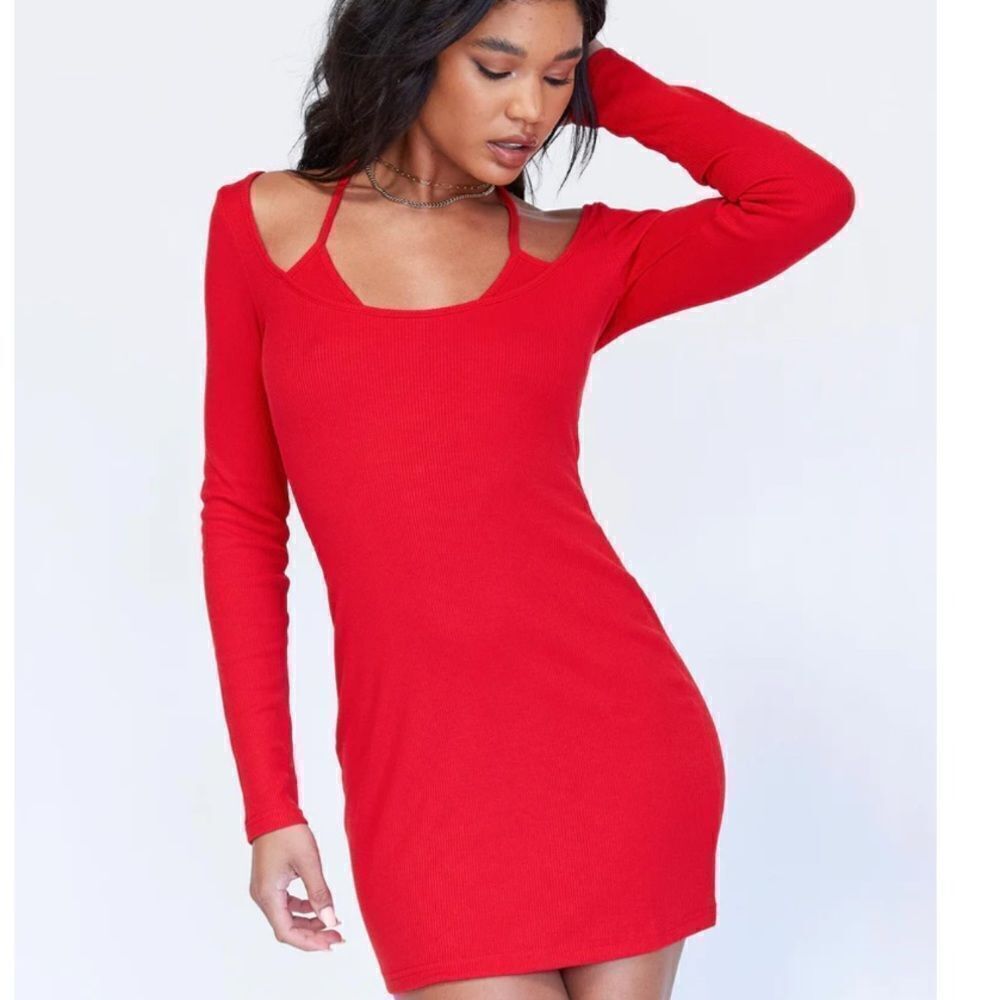 Princess polly Belinda red dress